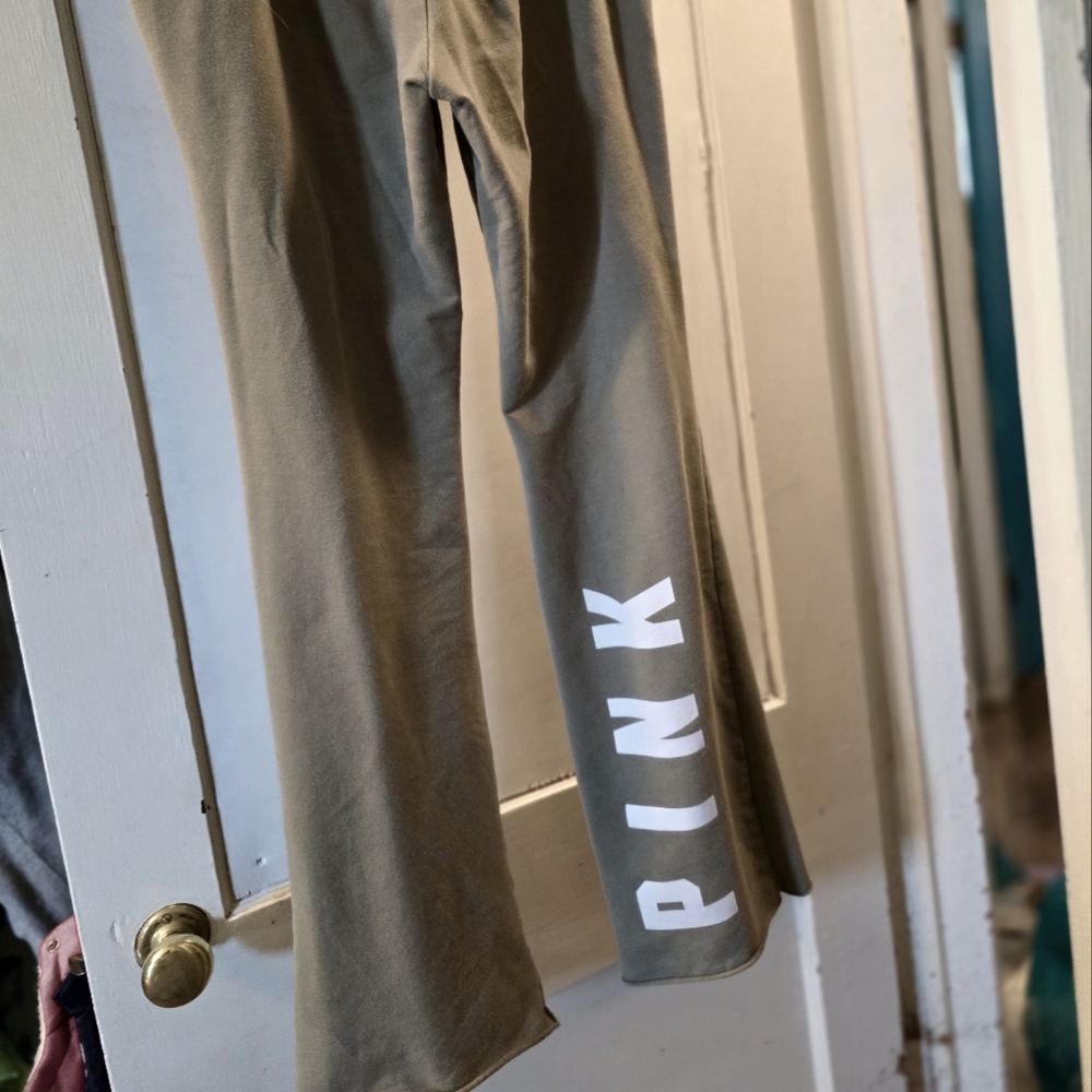 Victoria's Secret pink olive green pants